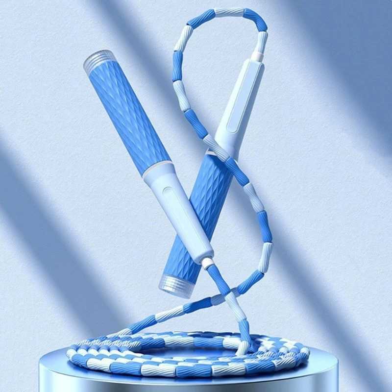 Beads Jumping Rope Adjusted Segmented Fitness Skipping Rope for Women Man Kid Jump Rope Workout and Weight Loss M260319