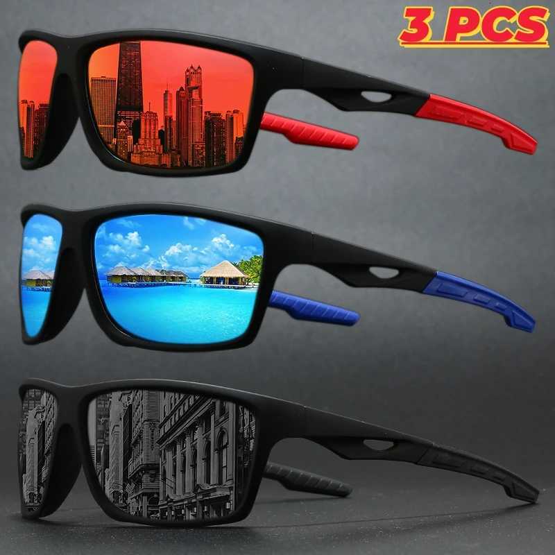 1/3PCS New Polarized Sunglasses for Men Outdoor Fashion Sports Fishing Cycling Eye Protection Sun Glasses Luxury Design Uv400 H260319 - view 3