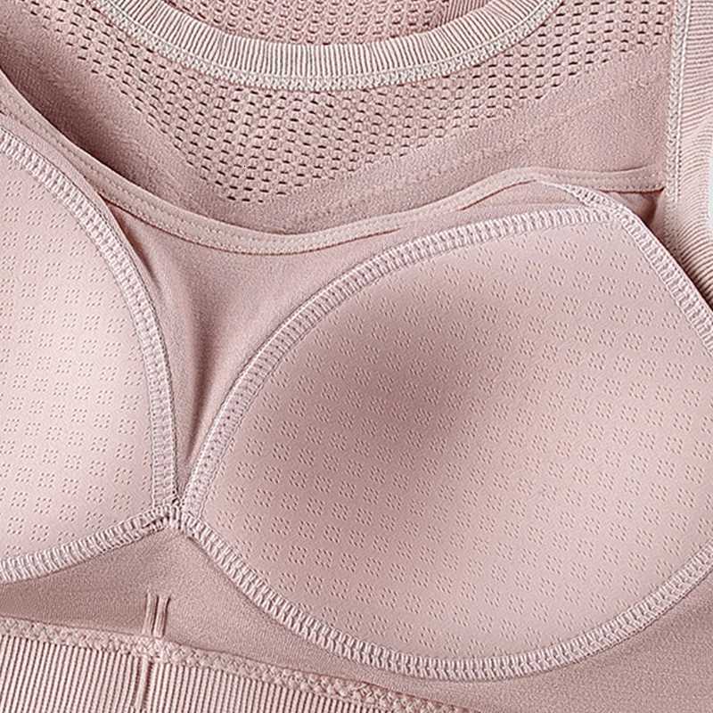 Sports Vest with Integrated Chest Pad for Women Fixed Shockproof Sports Bra Back Cut-Out Fitness Running and Yoga New Z20260319