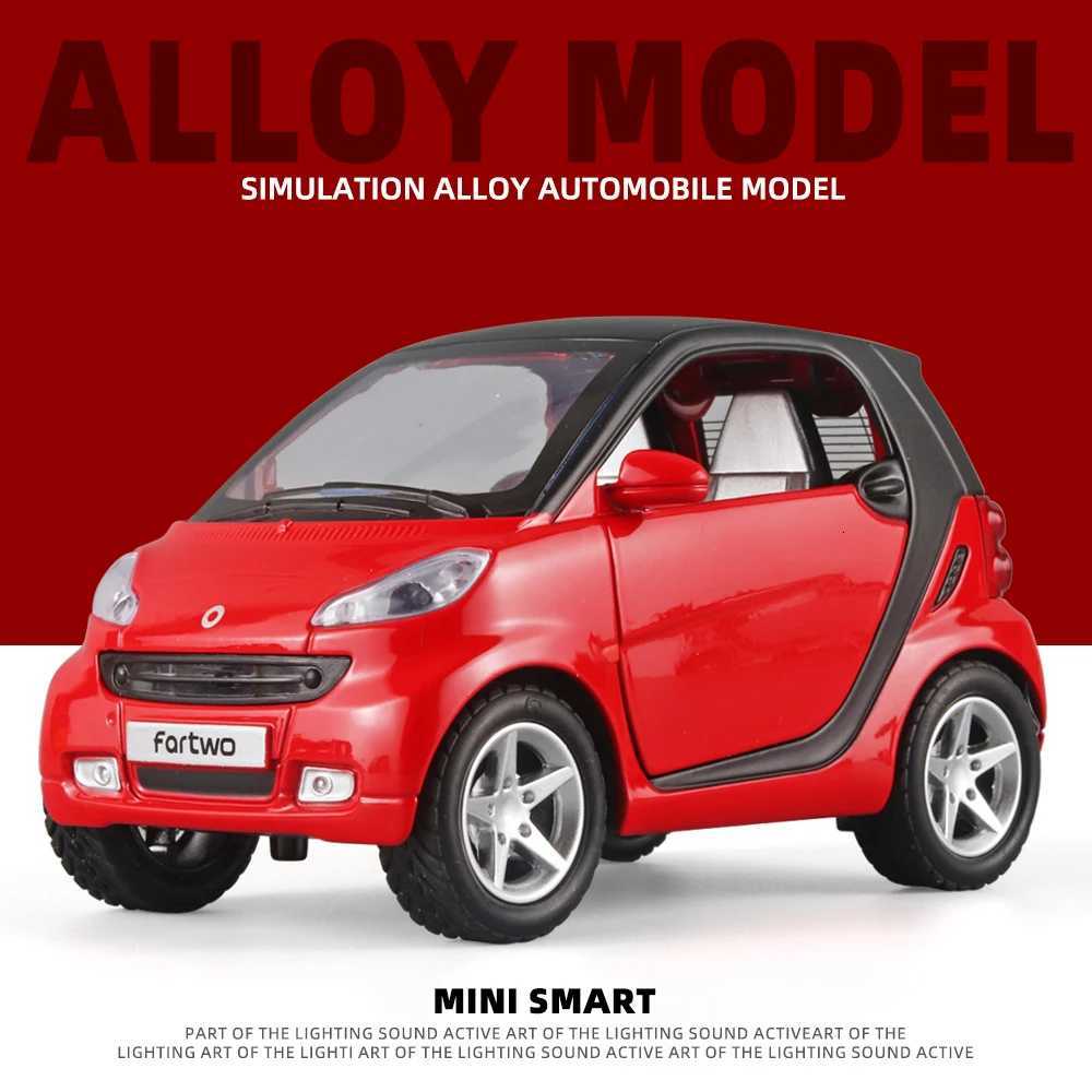 132 Mini Version Smart Alloy Childrens Toy Car Boy Cute Car Model With Simulated Sound and Light Door Opening Y260319