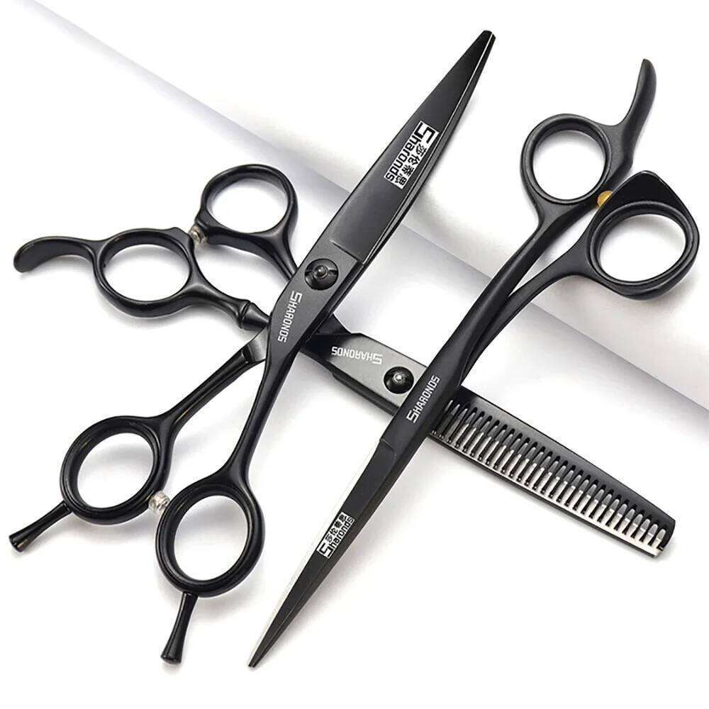 SHARONDS Hairdressing Professional Scissors 440C Japanese Steel Barber Specialized Clippers Hairdressers Dedicated Shears 26Y0319