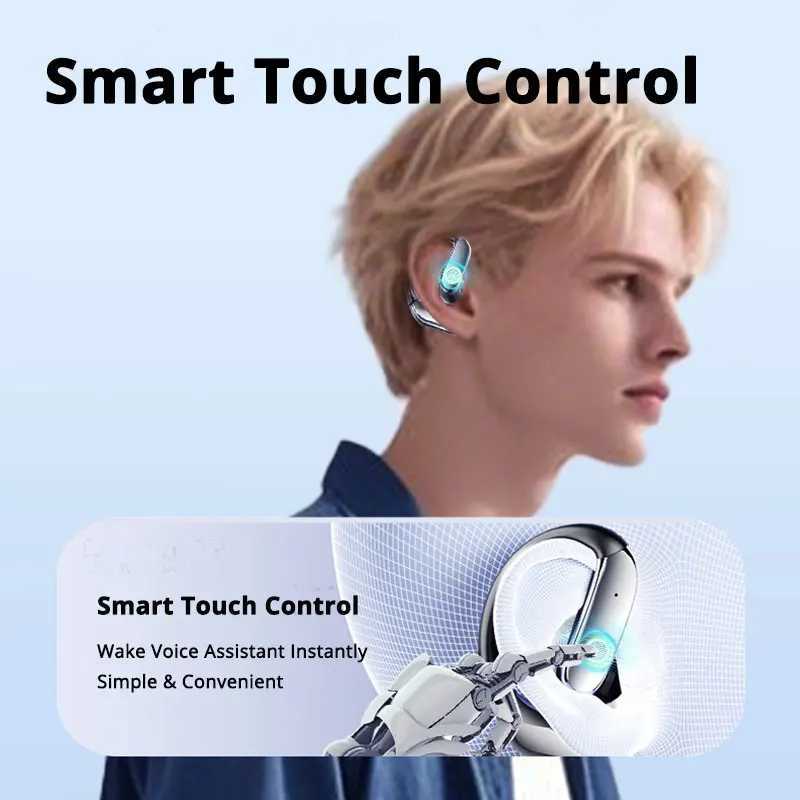 EARDECO Q102 Auricles Headphones EarHooks Bluetooth TWS Wireless Earphones Game Headset Sports Touch Control Earbuds with mic D260319