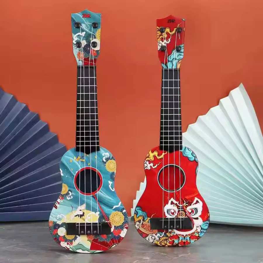 44cm Children Guitar Toy Can Be Used To Play Elementary Instruments With Paddles Simulating Yukrili Music Toys Y260319