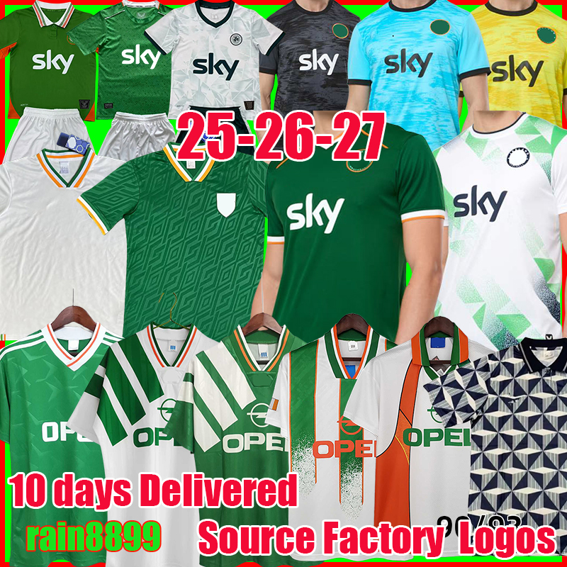 Ireland Soccer Jersey 2025 2026 National Team football shirts Thailand quality ireland tops football kit men kids sets 1990 1992 1994 1995 1996 2002 retro Kits