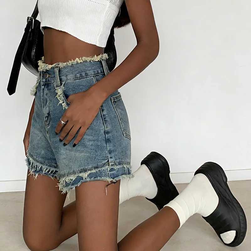 New Summer Female High Waist Jeans Hot Sale Girls Comfortable Short Pants Lady Korean Retro Fashion Denim Shorts M260319