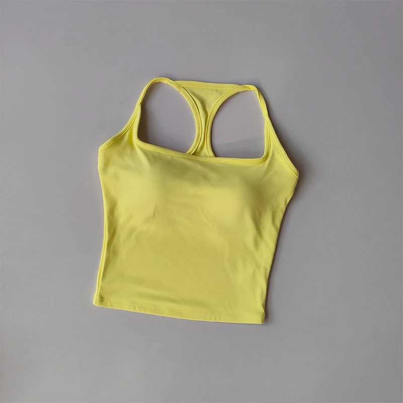Sports and Fitness Vest with Chest Pad Summer Shockproof Beauty Back Nude Feeling Suit Pilates Training Yoga Top Yoga Clothing Z20260319