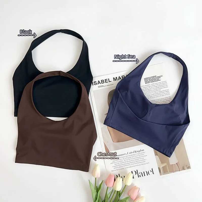 Womens Sexy Hang The Neck Fitness Sports Bras Shockproof Breathable Comfortable Cycling Running Outdoor Leisure Yoga Vest Z20260319