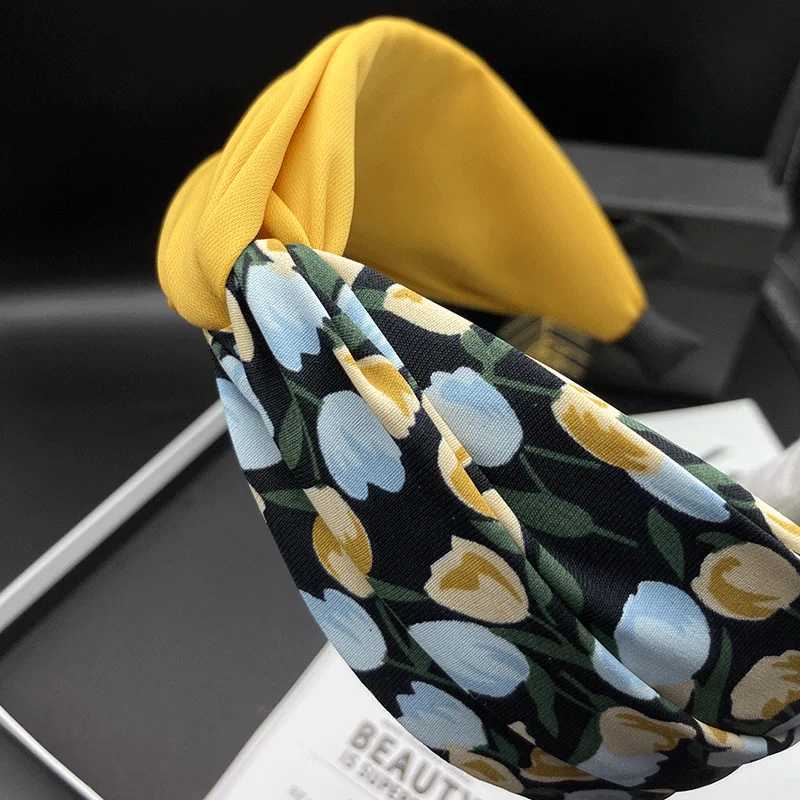 Hairpin headband for women new French style hair tie high-end temperament wide edge face wash versatile headband H260319