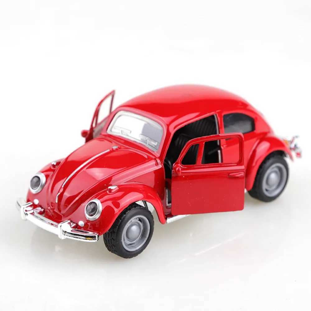 Retro Beetle Alloy Car Model Toy for Collection Exquisite Simulation Design Cake Decoration Home Office Display Gift Y260319