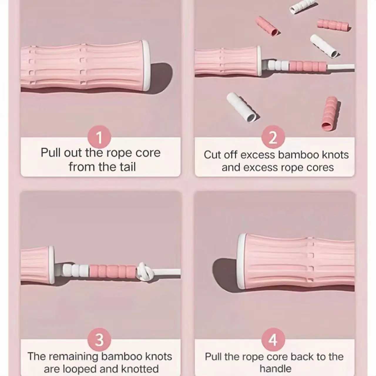 28-meter skipping rope adjustable design for children and adults without tangles soft bead rope beginner adjustable length M260319