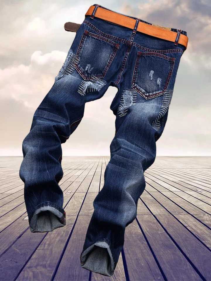 American youth trend to make old mens straight jeans M260319