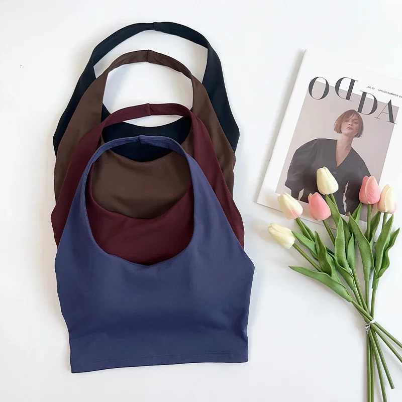 Womens Sexy Hang The Neck Fitness Sports Bras Shockproof Breathable Comfortable Cycling Running Outdoor Leisure Yoga Vest Z20260319