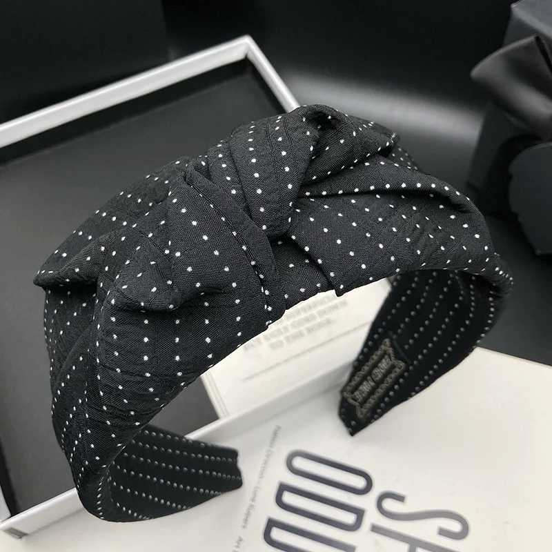 Hair headband for women new black retro fashion style hair tie headpiece with wide edge pressed hair wash face headband H260319
