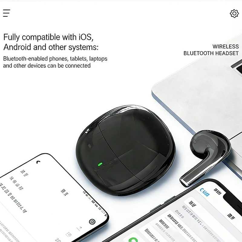 W25LD-Wireless Earphone Bluetooth 53 Earphones 30H Long Battery Life IPX4 Waterproof True Wireless Headphone Earbuds D260319