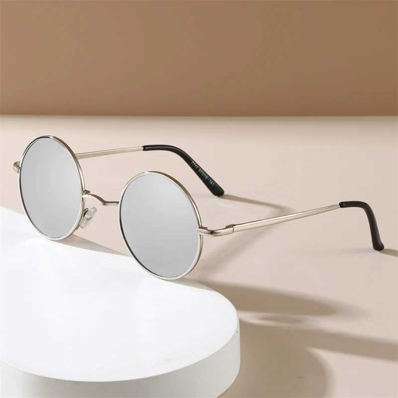 Fashion Retro Round Hippie Sunglasses for Women Men Trendy Punk Disco Party Glasses Circle Metal UV Protection Sunglasses H260319 - view 7