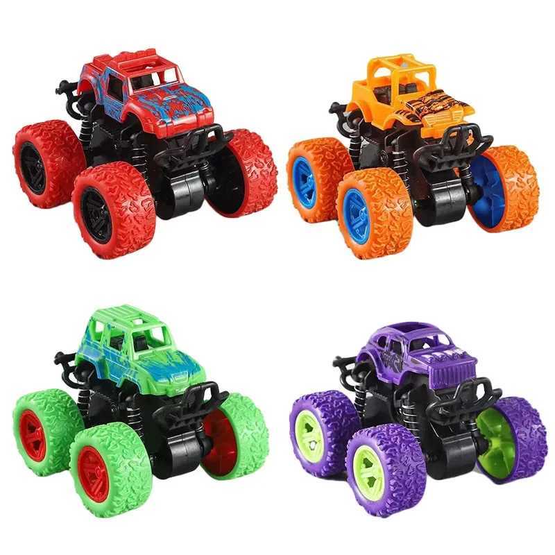 1PCS Kids Four-wheel Drive Inertial Shatter-Proof Model for children Boy Toy Car Simulation Off-road Boy Gift Railed/Motor Gift Y260319