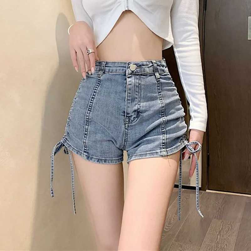 Summer Hot Sale Lady Sexy Thin High Waist Jeans Women Korean Ins Fashion Denim Shorts Female Classic Solid Short Pants M260319