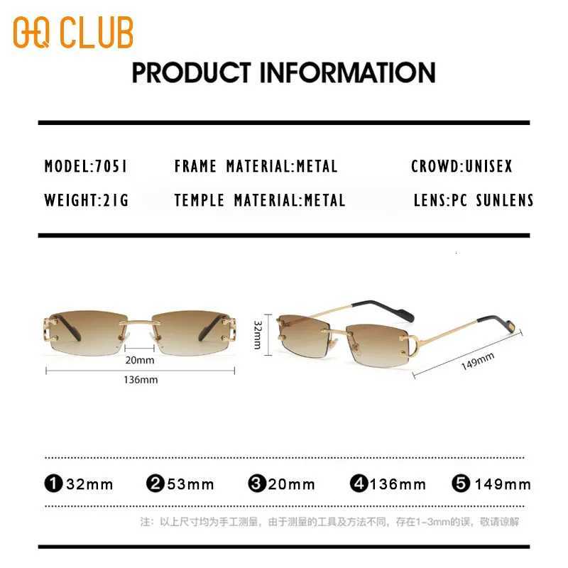 O-Q CLUB Eyepieces Womens Sunglasses Men Y2k Glasses for Man Steampunk Lunette Sunglass Luxury Designer Lenses Woman Eyewear H260319 - view 6