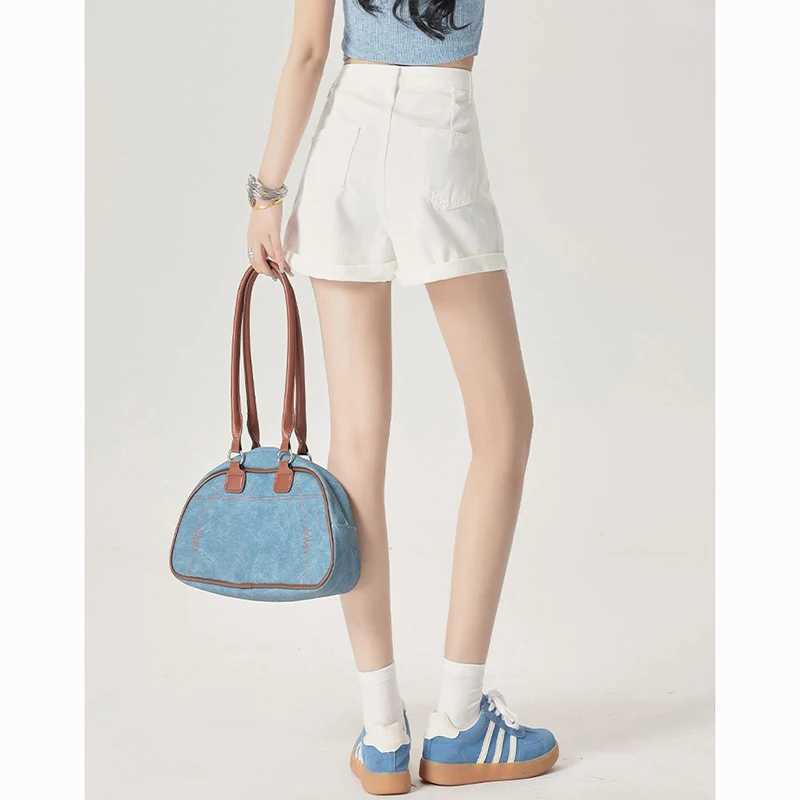 Summer Female Classic Korean Thin Jeans Women Fashion High Waist Short Pants Hot Sale Girls Casual Denim Shorts M260319