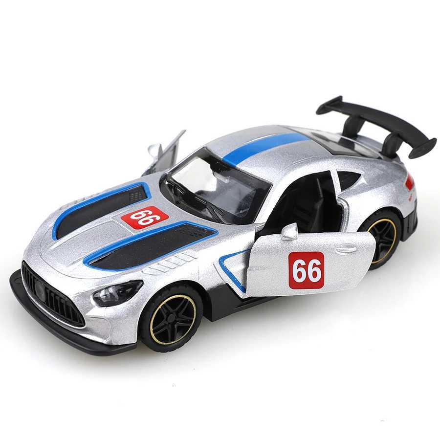 bagged143 Benz GT Racing Car Alloy Model Car Simulated vehicle children alloy car boys toy model car ornaments Y260319