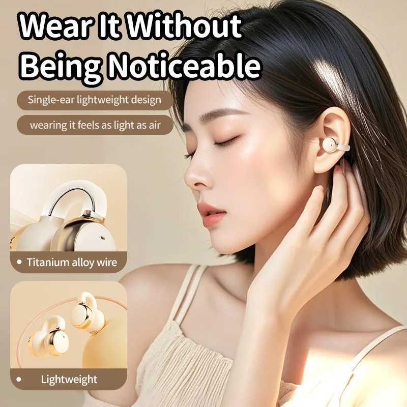 EX31 Cute Mini Wireless Bluetooth Headphones Digital Display Noise Cancelling Sweat Waterproof Secure Fit Sports Music Earbuds D260319