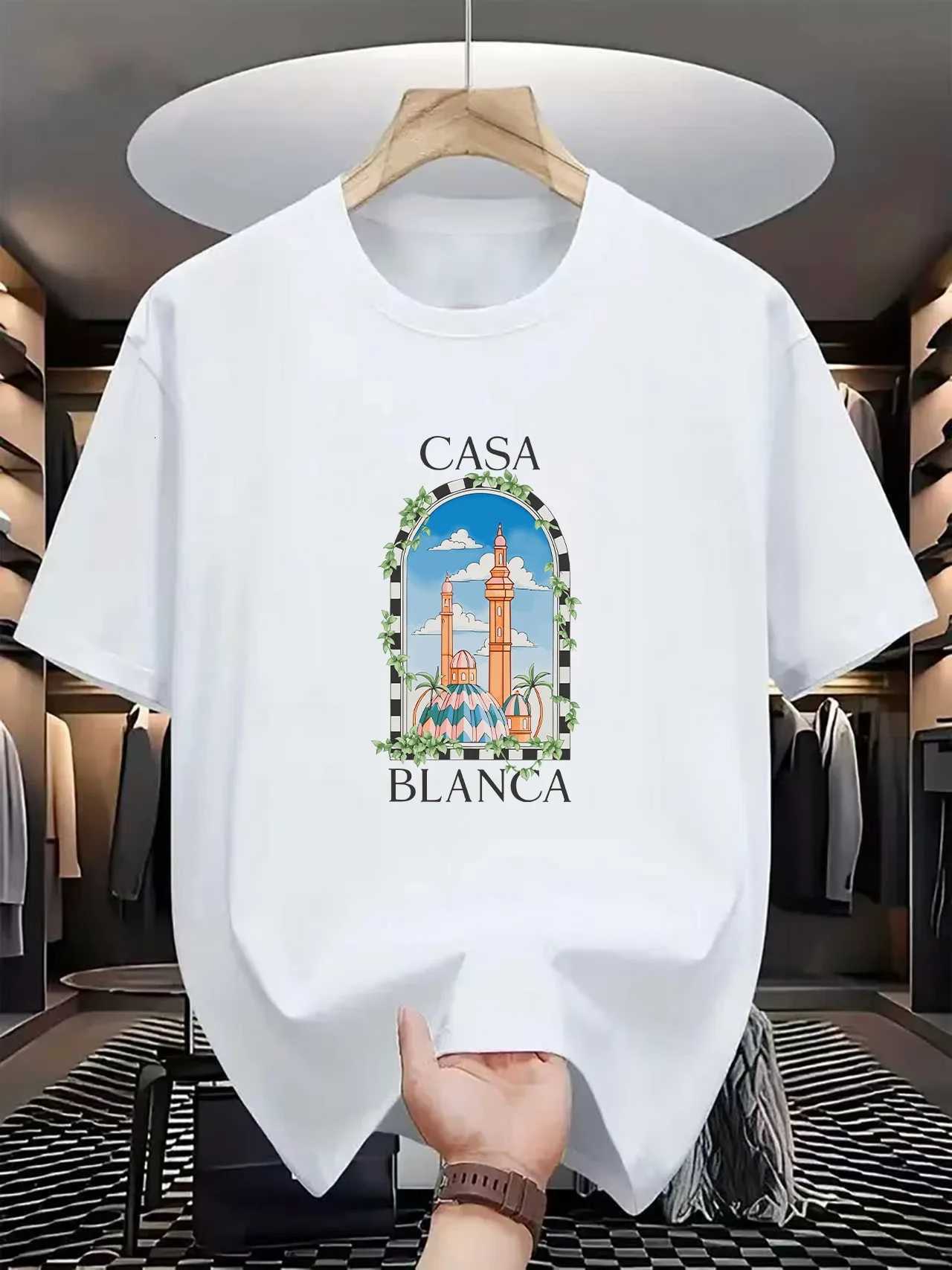 Mens 2D Printed T-Shirt Dry Slim Breathable New Style Classic Short Sleeve for Campus Travel X260316