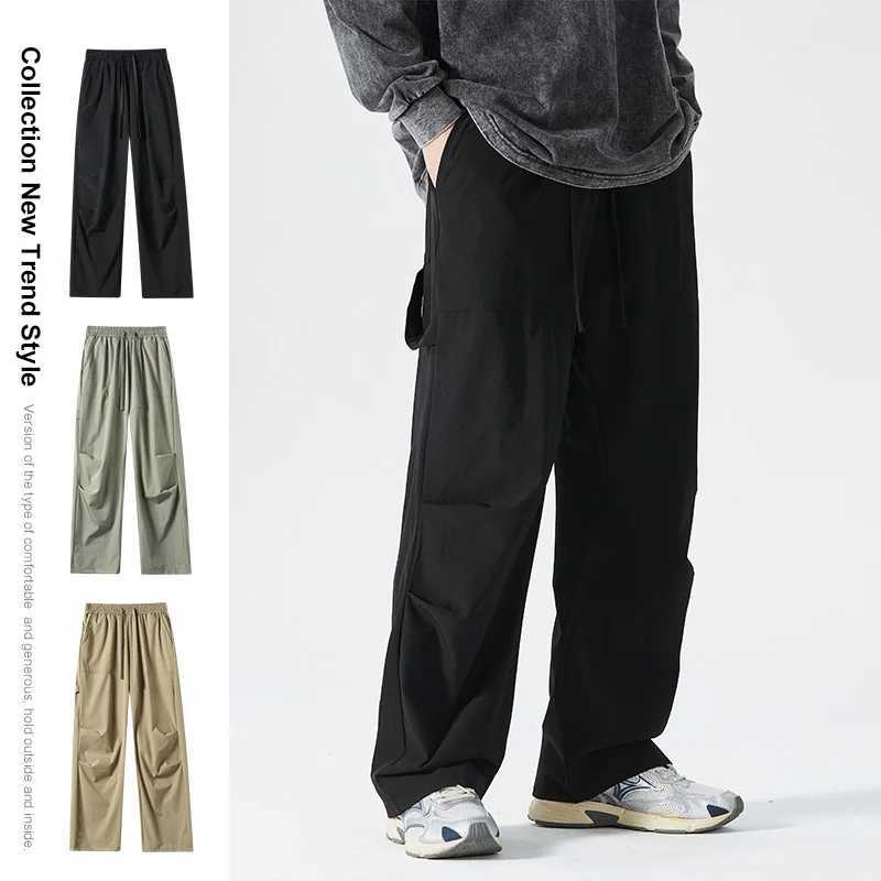 Streetwear Black Mens Harem Joggers Pants Men Cargo Pants 2024 Hip Hop Casual Pockets Sweatpants Male Oversized Fashion Trousers M260319