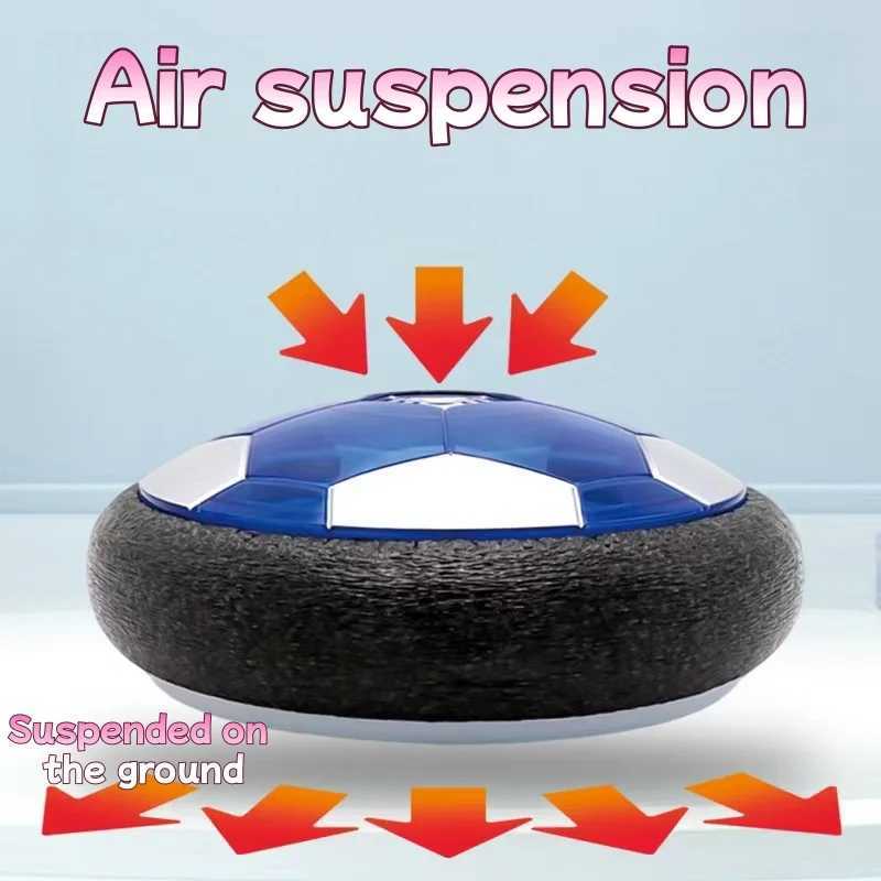 1Pcs Battery Electric Light Air Cushion Football - Indoor Parent Child Exercise Suspended Soccer Toy for Family Fun Y260319