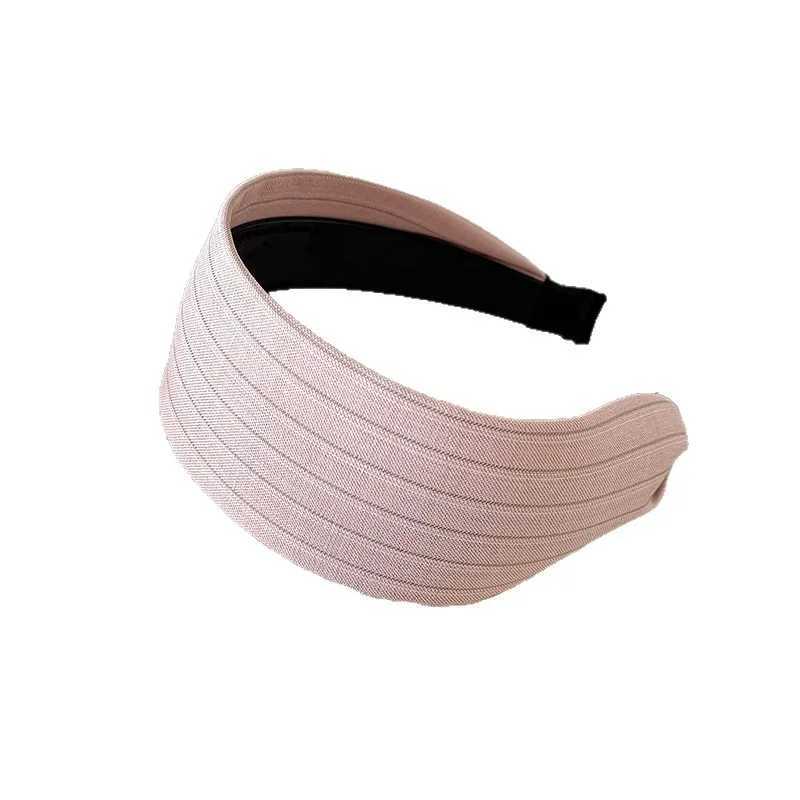 Sweet Pink Polka Dot Wide Edge Hair Band Womens Headband Girlish Heart Hair Bundle Hair Accessory Sweet Style Pink Hair Clips H260319