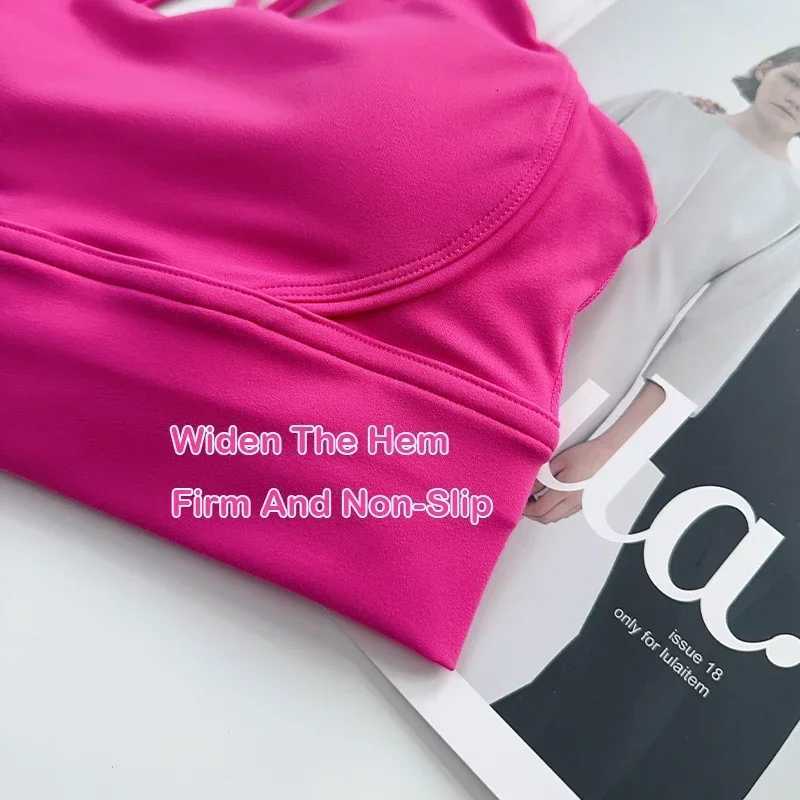 Fashion Sexy Cross Back Women Yoga Sport Bra Naked Feeling Breathable Quick-Drying Yoga Fitness Running Exercise Vest Z20260319