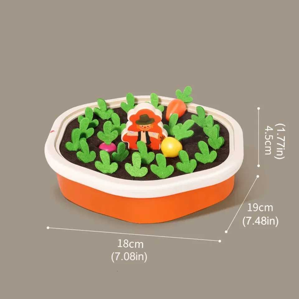 Baby Montessori Carrot Harvest Pull Radish Memory Sorting Board Games Fine Motor Skills Educational Sensory Toys Toddlers Gift Y260319