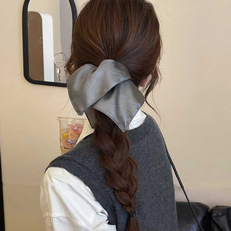 Square Pleated Low Ponytail Holders Fashion Gentle Hair Ties Vintage New Hair Ring Light Luxury High-end Accessories for Women H260319