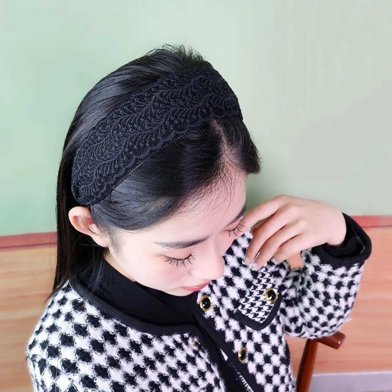 New Cute Elegant White Lace Hairbands Headband Women Kids Scrunchies Hair Head Hoop Band Accessories Headdress Headwear Ornament H260319