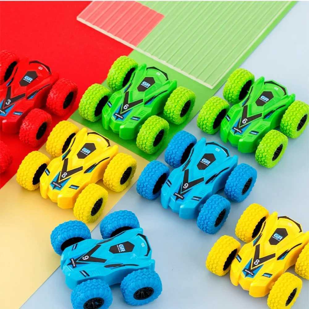 Fun Pull Back Car Double-Side Vehicle Inertia Safety and Fall Resistance Shatter-Proof Model for Kids Boys Childrens Toys Car Y260319