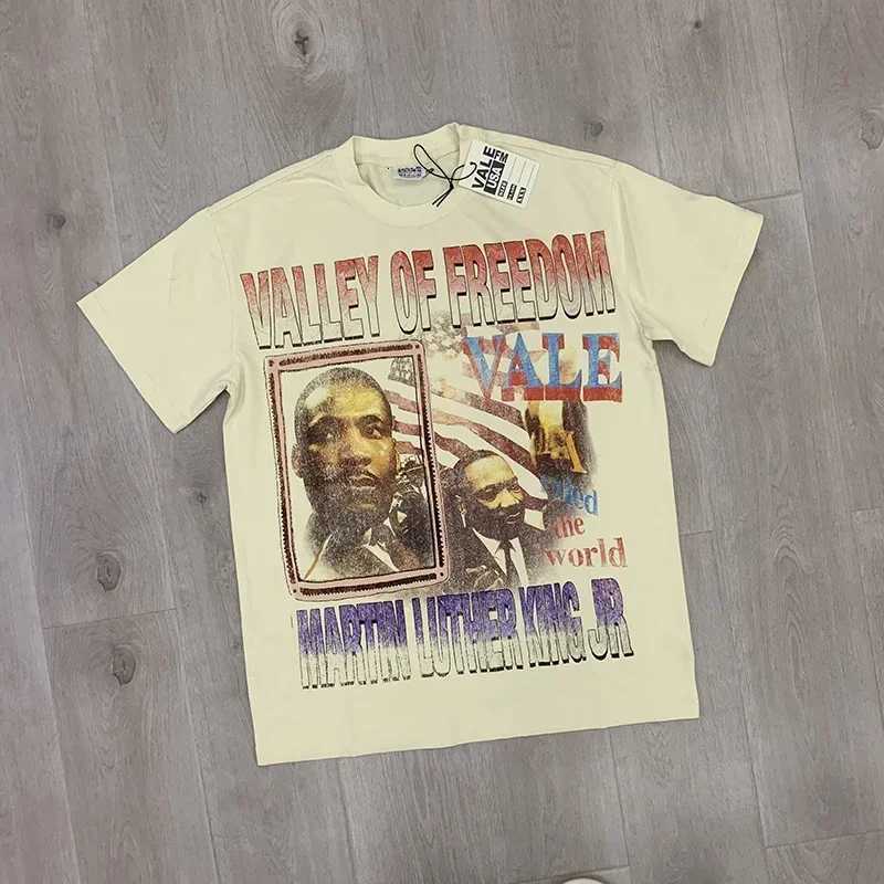 Fashion Casual Direct Spray White Forever Street Fashion Brand Tee Diamond Washing Water Cotton Men T Shirt X260316