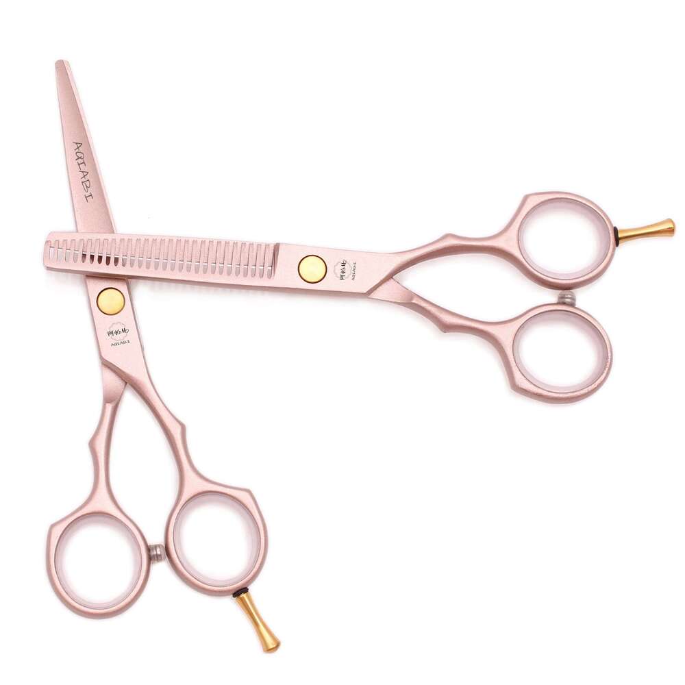 5.5'' Professional Hairdressing Hair Scissors 440C Cutting Shears Thinning Razor Comb Set Salon Barber Home A1104 26Y0319