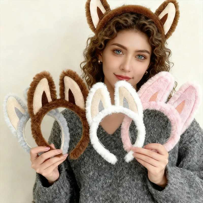 Cute Plush Bubu Ear Headband Fashion cosplay anime Cloth headband Elf Plush Headwear Role playing performance props H260319