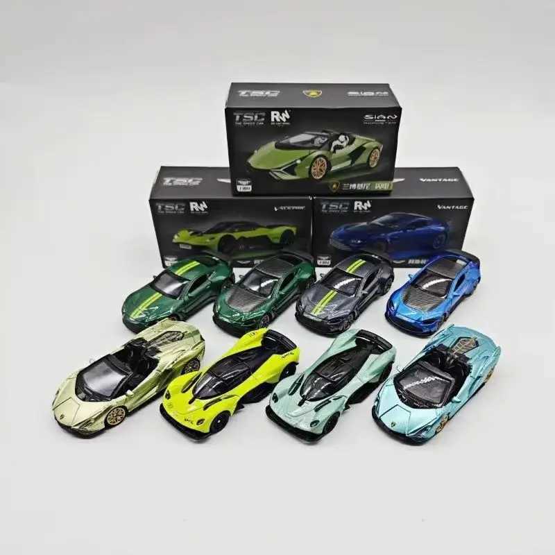 Tsc 164 Alloy Car Model Aston Martin Bugatti Simulation Children Toys Decoration Collectible Item Non-Radio Controlled Vehicle Y260319