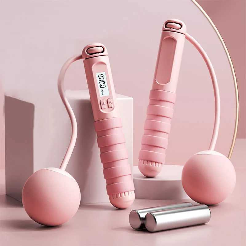 Electronic Counting Large Ball with Load Carrying Jump Rope Aerobic Exercise for Men and Women Weight Loss Exercise Fitness M260319