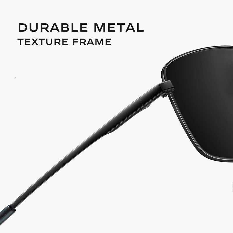 CAPONI Alloy Sunglasses For Men Polarized Photochromic Outdoor Driving Eyewear UV400 Anti-Glare Classic Mens Sun Glasses BS8086 H260319 - view 3