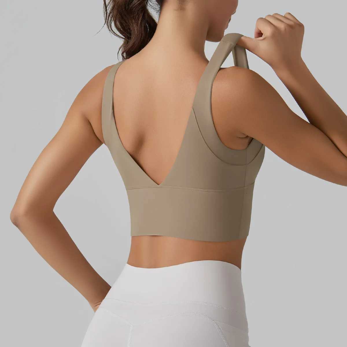 Summer New Yoga Tank Top Sexy Fitness Yoga Underwear Womens Sports Bra Push Up Fitness Bra Running Gym Fitness Tops Z20260319