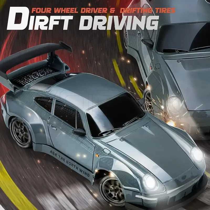 Rc Drift Car 1/24 4WD Remote Control Cars Electric Vehicle Model High Speed Racing Drive for Children Boys Kids Toy giftsT260319 - view 3