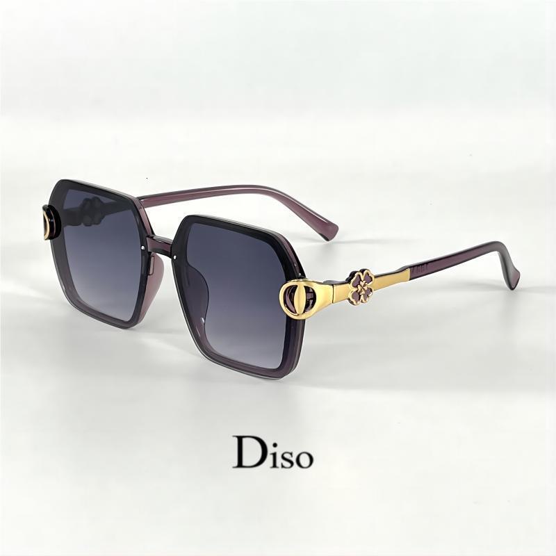 Luxury Brand Designer Sunglasses 2025 New Export Model Simple Four-Leaf Clover Sunscreen Sunglasses Retro Fashion Women's Sunglasses Heart-Shaped