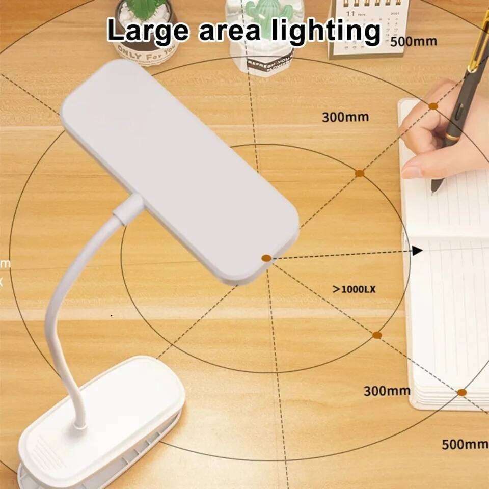 360 Flexible Table with Clip USB Dimmable Desk Lamp Bedside Night Light for Bedroom Study Reading Office Work 26L0319