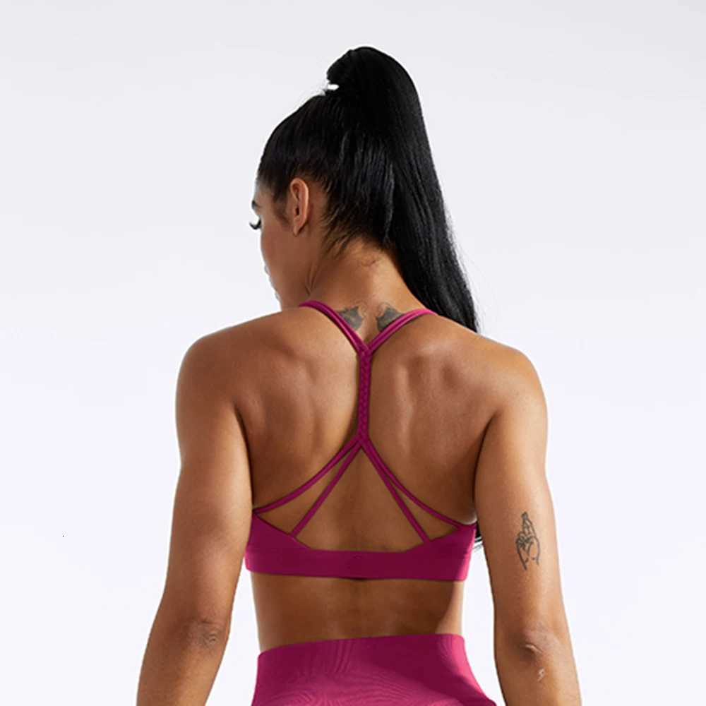 Fitness Sports Bra for Women Push Up Cross Back Shockproof Running Training Workout Gym Yoga Underwear Crop Tops Female Z20260319
