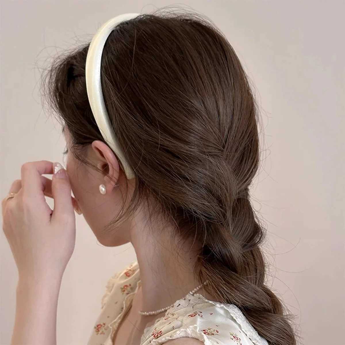 5-Piece Set of Stylish and Elegant Satin Hairbands for Women Suitable for Dresses Parties Balls and Friend Gatherings H260319