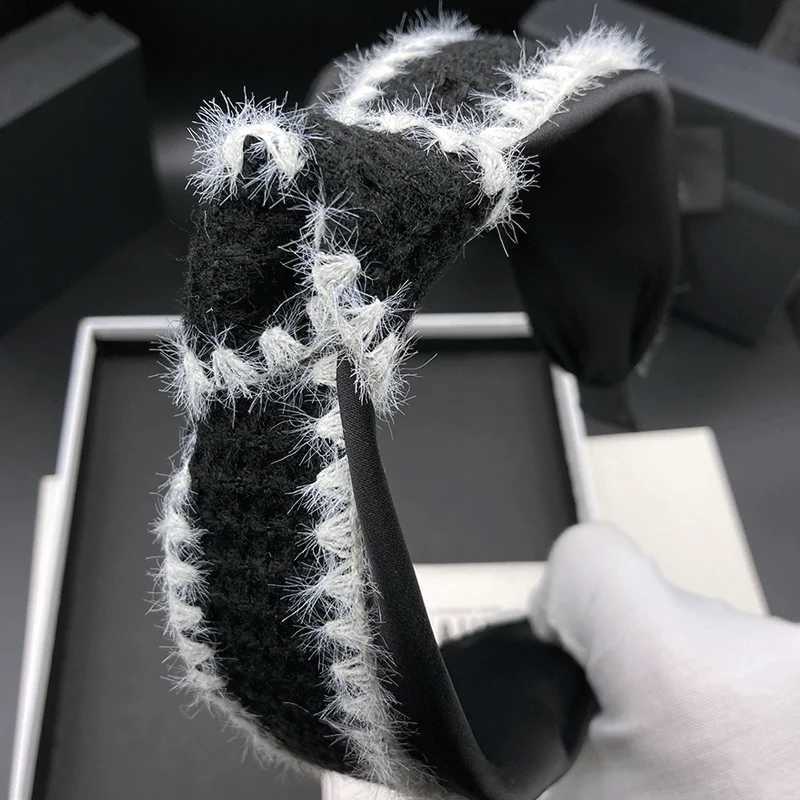 Retro classic hair clip womens new style hair tie headband high skull top wide edge knot pressure headband H260319