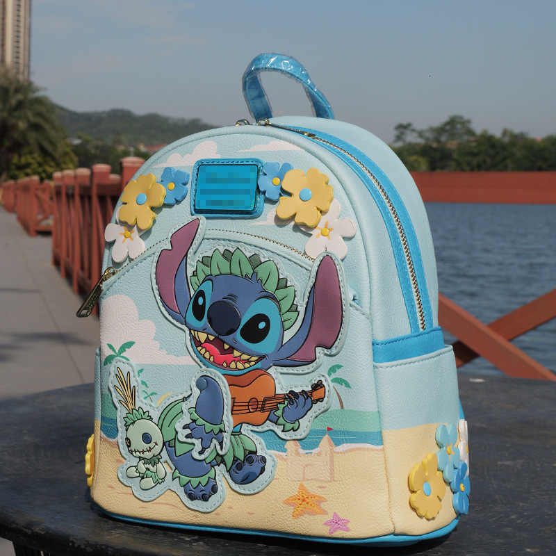Loungefly Lilo series merchandise children's backpacks, Stitch school bags, unisex casual bags