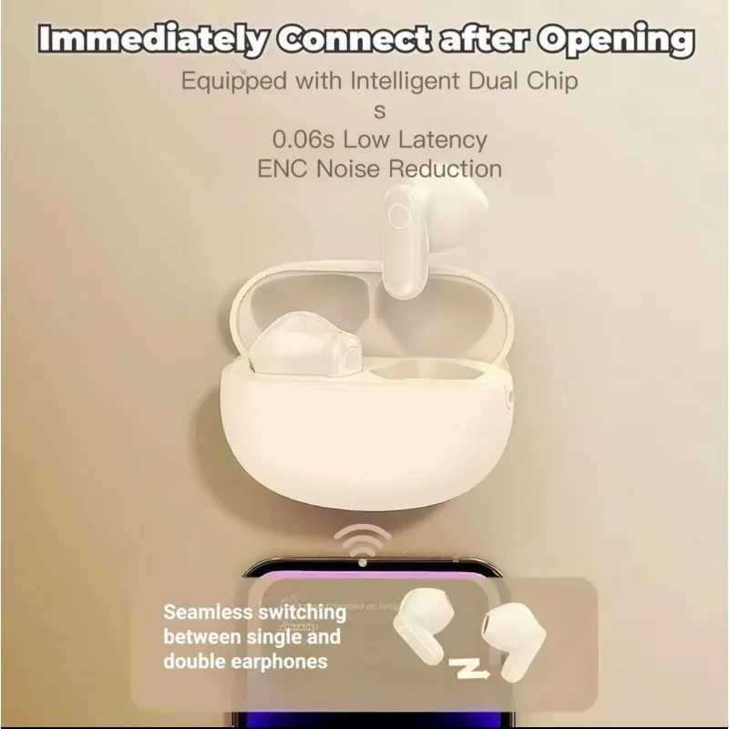 TWS Bluetooth wireless headset KY5 avoids improving the quality of headphones games music earplugs and noise reduction D260319