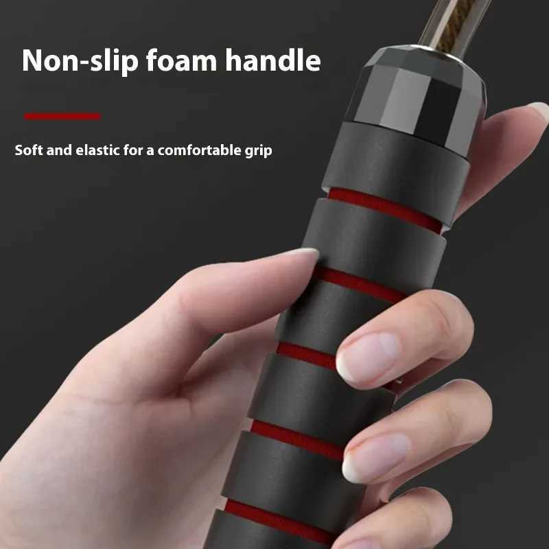 For Jumping Rope Weighted Speed Jump Rope Gym Equipment for Home Boxing Train Non-slip Handle Tangle-free Jumping Fitness M260319